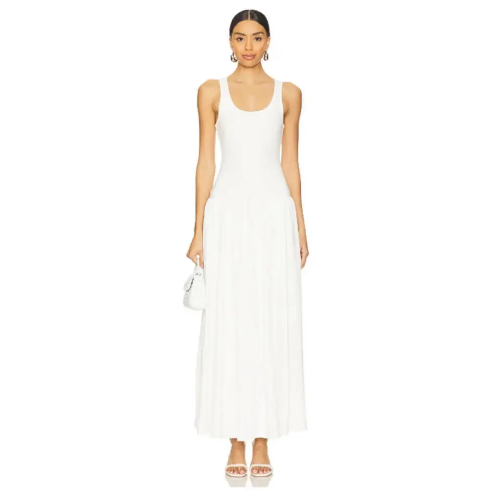 Lovers and Friends Tori Maxi Dress white size M NWT $219msrp - Picture 1 of 10